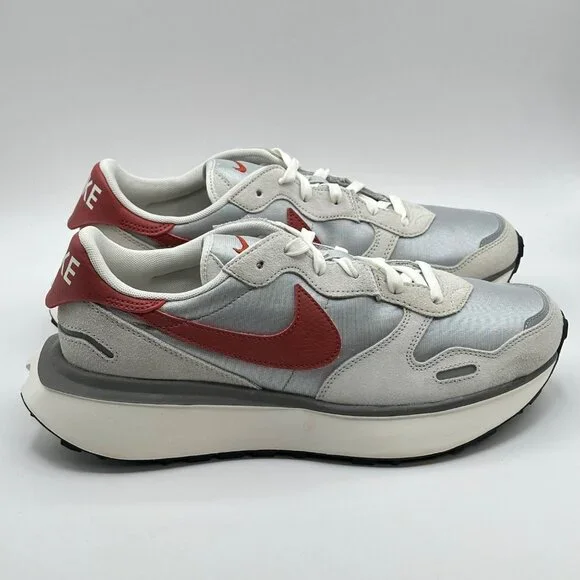 Women's Nike Phoenix Waffle Light Bone/Orange FD2196-001Size Women 11 Men 9.5 - Picture 4 of 11